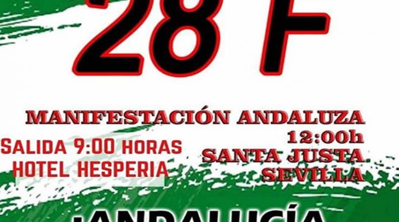 28F Manifestación Andaluza